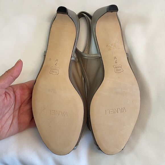 VANELI MESH SANDALS WITH “OPAL” FRONT.  NEW - Picture 6 of 9